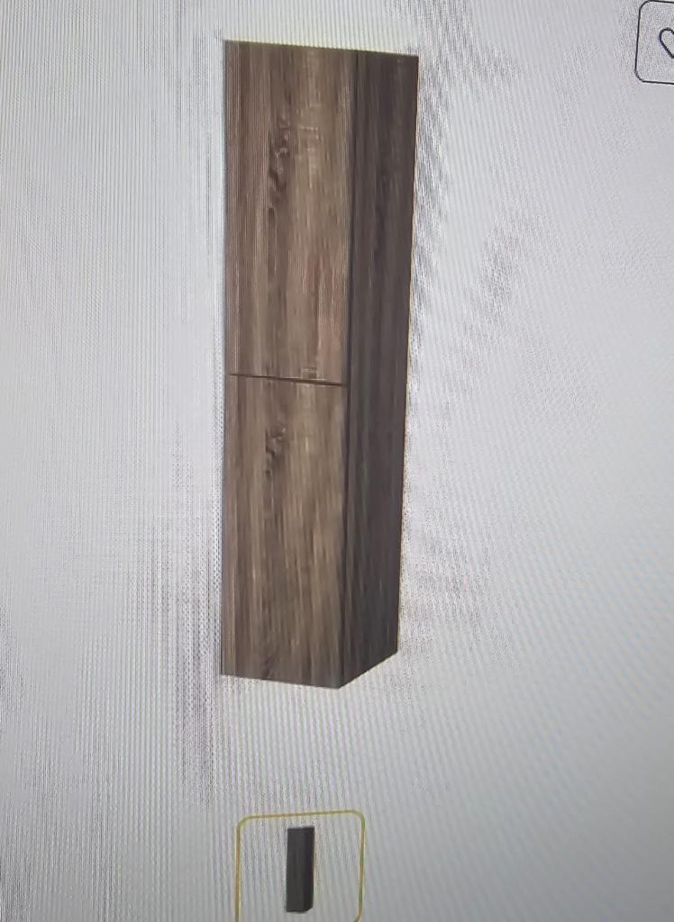 Houtlook hoge badkamerkast NIEUW, Huis en Inrichting, Badkamer | Badkamermeubels, Zo goed als nieuw, Ophalen