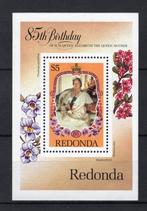 REDONDA Blok 85th Birthday Queen Elizabeth, Postzegels en Munten, Ophalen of Verzenden, Postfris, Midden-Amerika