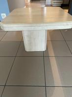 Marmer bijzet tafel, Maison & Meubles, Tables | Tables d'appoint, Comme neuf, 45 à 60 cm, 55 à 75 cm, Autres matériaux