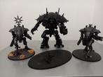 Chaos knight + 2 armiger, Hobby & Loisirs créatifs, Wargaming, Warhammer 40000, Comme neuf, Enlèvement ou Envoi, Figurine(s)
