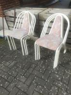 Te koop een set van 6 terrasstoelen in goede staat !!, Tuin en Terras, Zo goed als nieuw, Ophalen