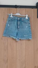 jeans (schort high waist), Kleding | Dames, Spijkerbroeken en Jeans, Gedragen, Blauw, H&M, W27 (confectie 34) of kleiner