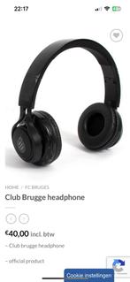 Club Brugge draadloze hoofdtelefoon, TV, Hi-fi & Vidéo, Casques audio, Comme neuf, Supra-aural, Autres marques, Surround