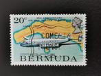 Bermudes 1975 - avion - Lockheed Constellation (1946),carte, Amérique centrale, Affranchi, Enlèvement ou Envoi