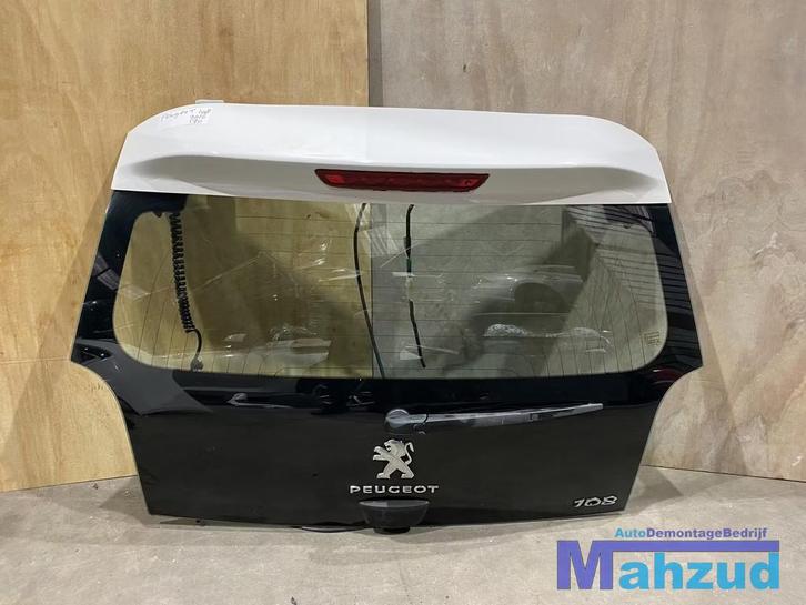 PEUGEOT 108 Wit achterklep achterdeur compleet 2014+, Auto-onderdelen, Carrosserie, Deur, Peugeot, Achter, Gebruikt
