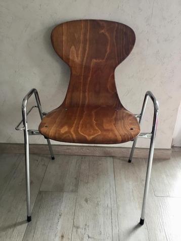3 Tubax stoelen uit 1980 Design Willy van der Meeren  beschikbaar voor biedingen