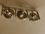 Plafond spots grijs 3-2-2, Huis en Inrichting, Lampen | Spots, Ophalen, Zo goed als nieuw