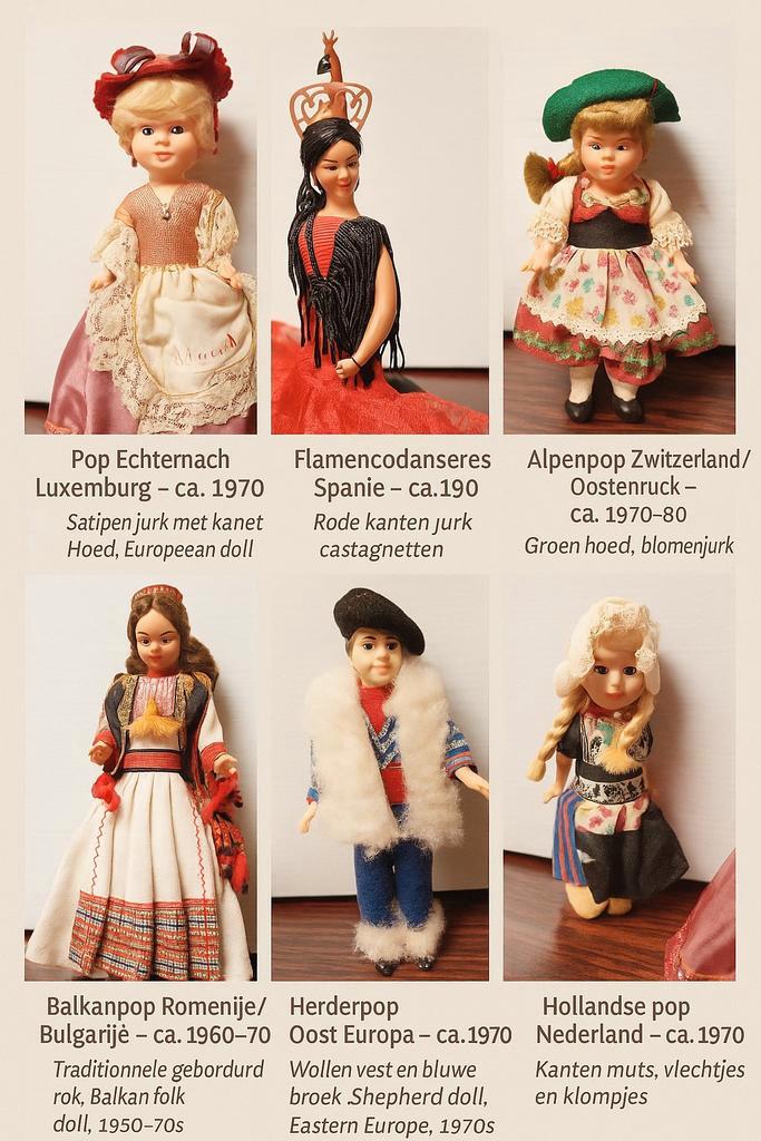 oude souvenirpoppen uit de jaren 1960–1980, Antiek en Kunst, Curiosa en Brocante, Ophalen of Verzenden