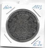 België: 5 frank 1873 FR  - Leopold 2 - zilver, Postzegels en Munten, Zilver, Zilver, Losse munt, Verzenden