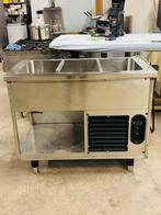 RVS Koelwerkbank met 3 GN-Bakken – Zeer Goede Staat, Ophalen of Verzenden