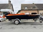 Speedboot Picton Sport + trailer, 3 à 6 mètres, Moins de 70 ch, Polyester, Enlèvement