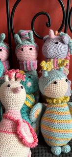 Zelfgehaakte geefbeestjes, Kinderen en Baby's, Speelgoed | Knuffels en Pluche, Ophalen of Verzenden, Zo goed als nieuw