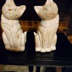 2 stenen katjes voor 5€, Ophalen, Zo goed als nieuw