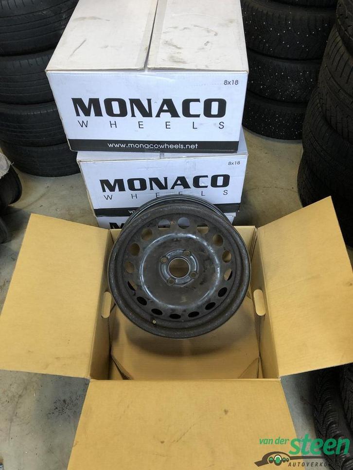 4 x Citroen DS4 Velgen 4 x 108 ET34 NG 65,1 Mm 7j 16 Inch KF, Auto-onderdelen, Banden en Velgen, Velg(en), Gebruikt, Ophalen of Verzenden