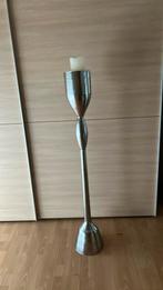 Hoge kandelaar zilver kleurig, Antiek en Kunst, Antiek | Kandelaars, Ophalen, Zilver