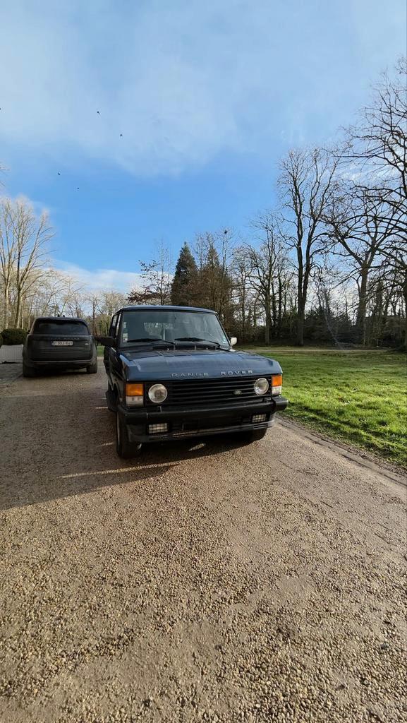 Iconische Range Rover V8 Voque 3.9 SE LPG in topstaat!!, Auto's, Land Rover, Particulier, 4x4, Range Rover, LPG, Automaat, Blauw