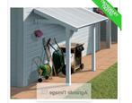 Auvent pour abri de jardin en PVC Grosfillex, 200 à 400 cm, Autres matériaux, Abri de jardin, Enlèvement