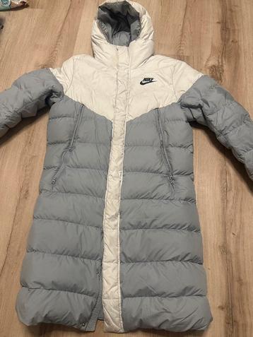 Parka Nike longue grise/blanche – Rare – Taille M beschikbaar voor biedingen