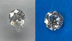 Diamantenpaar 1.9 ct met certificaat (natuurlijke diamant), Ophalen of Verzenden, Nieuw, Dame of Heer, Met edelsteen