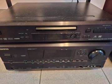 Onkyo Hifi Set (DVD/CD Speler + Defecte AV Receiver) beschikbaar voor biedingen