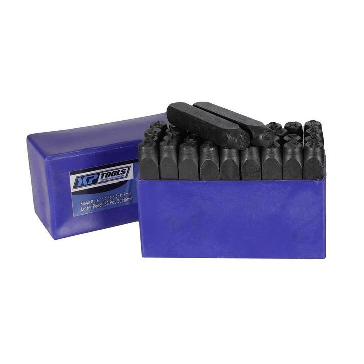 Slagletters en cijfers 36st 8mm, Auto diversen, Overige Auto diversen, Verzenden