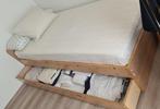EMDEKA Bed Met Opbergruimte, Huis en Inrichting, Slaapkamer | Bedden, Ophalen, 90 cm, Zo goed als nieuw, 200 cm