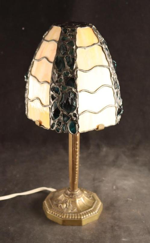 Tafellampje met bajonetfitting, Antiek en Kunst, Antiek | Verlichting, Verzenden