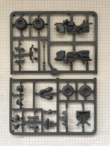 Chapelain sur moto neuf en métal pour Warhammer 40000 beschikbaar voor biedingen