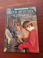 "leer je pony kennen", Boeken, Dieren en Huisdieren, Ophalen, Zo goed als nieuw, Paarden of Pony's
