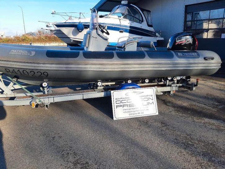 bateau a moteur, Sports nautiques & Bateaux, Bateaux à moteur & Yachts à moteur, Utilisé, Polyester, Jusqu'à 6 m, Essence, Moteur hors-bord