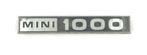 Badge malle arrière MINI 1000., Autos : Pièces & Accessoires, Petit matériel, Mini, Enlèvement, Utilisé