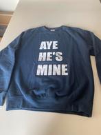 Trui - donkerblauw met opschrift op voorkant., Kleding | Dames, Truien en Vesten, Blauw, Zo goed als nieuw, Ophalen, ANDERE