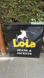 Enseigne lumineuse vintage LOIS jeans, Ophalen, Gebruikt