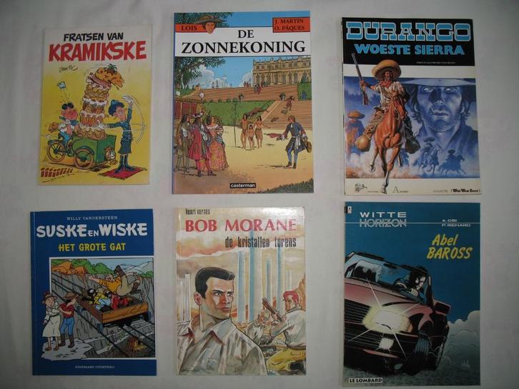 Gesigneerde strips, 6 stuks, Boeken, Stripverhalen, Zo goed als nieuw, Meerdere stripboeken, Ophalen of Verzenden