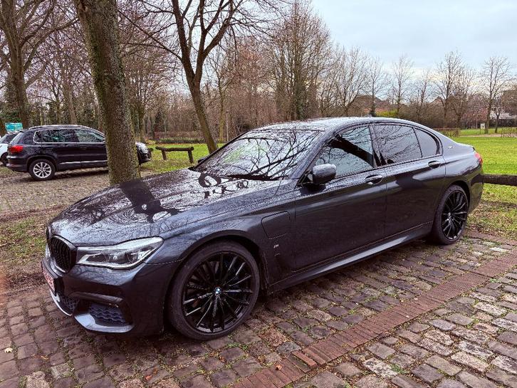 BMW 740e - Full option, 440PK, M-pakket, onderhoudshistoriek, Auto's, BMW, Particulier, 7 Reeks, 360° camera, ABS, Achteruitrijcamera