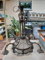 Ijzere luster, Huis en Inrichting, Lampen | Kroonluchters, Ophalen, Gebruikt