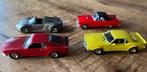 miniatuur auto 1:35 mustang chevrolet porsche thunderbird, Ophalen, Zo goed als nieuw, Auto