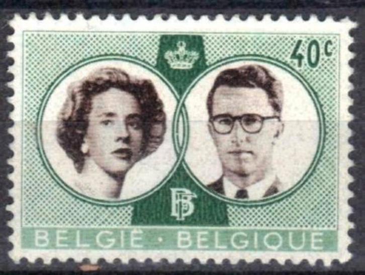 Belgie 1960 - Yvert/OBP 1169 - Boudewijn en Fabiola (ZG), Postzegels en Munten, Postzegels | Europa | België, Postfris, Koninklijk huis