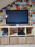 Pioneer plasma tv en ikea rek met mandjes., Ophalen