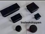 Zwarte nylon insteekdoppen - meubeldoppen - buisdoppen, Neuf, Pied de table, Enlèvement, Rectangulaire