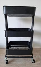 Zwarte trolley 35x45x77, Huis en Inrichting, Ophalen