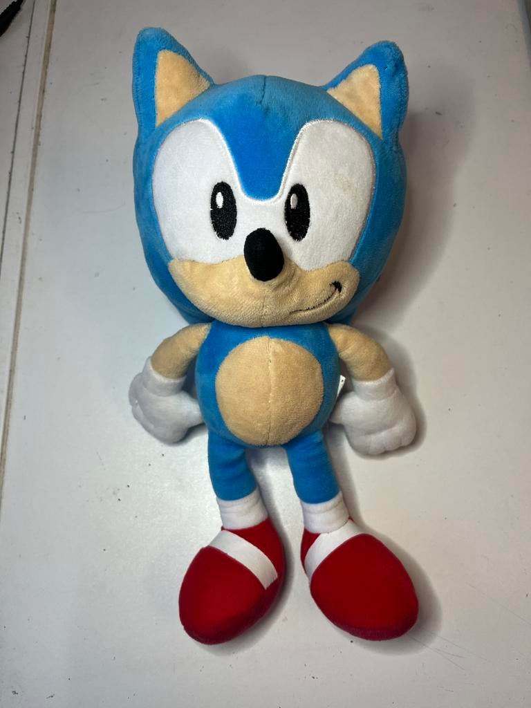 Peluche Sonic The Hedgehog-Classic Sonic 30 cm-Très bon état, Enlèvement ou Envoi, Comme neuf, Bleu