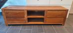 Massief teakhouten TV-meubel – 4 lades – topkwaliteit, Ophalen, Gebruikt, 150 tot 200 cm, Teakhout
