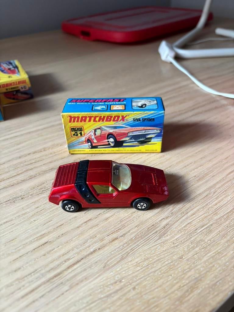 Matchbox Lesney no41 Siva Spyder, Verzenden, Zo goed als nieuw, Lesney
