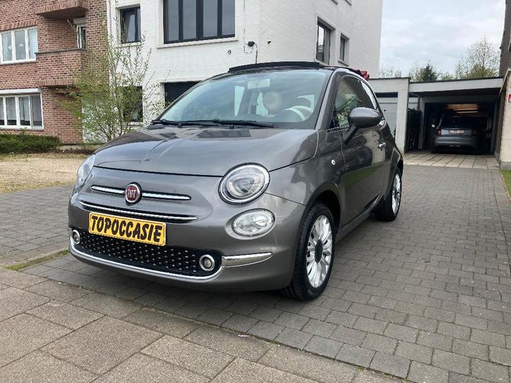 FIAT 500 CABRIO - TOPSTAAT -58.000 KM -VELE OPTIES  10.450 €, Autos, Fiat, Entreprise, Achat, 500C, ABS, Airbags, Air conditionné