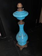 Olielamp opaalglas antiek, Antiek en Kunst, Antiek | Verlichting, Ophalen