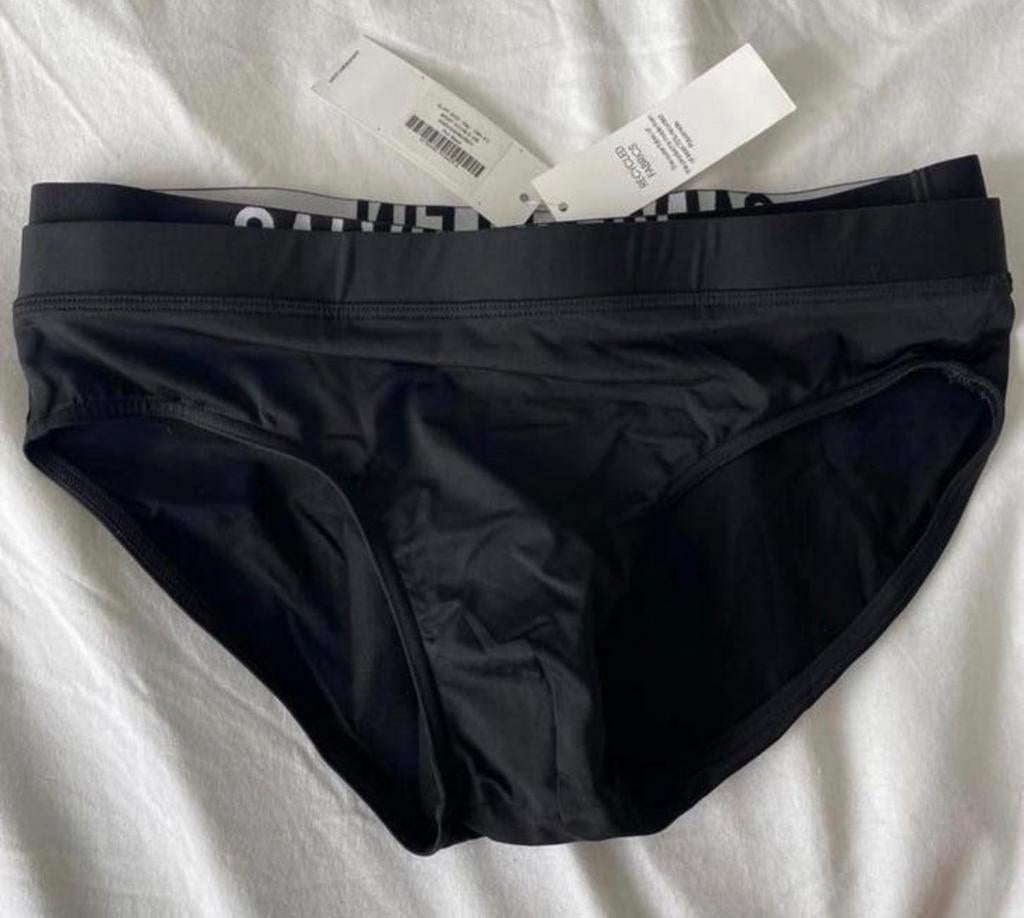 Slip de bain Calvin Klein Nouveau, Envoi, Taille 48/50 (M), Noir, Slip de bain