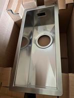 Spoelbak inox 22x44cm, Ophalen, Nieuw