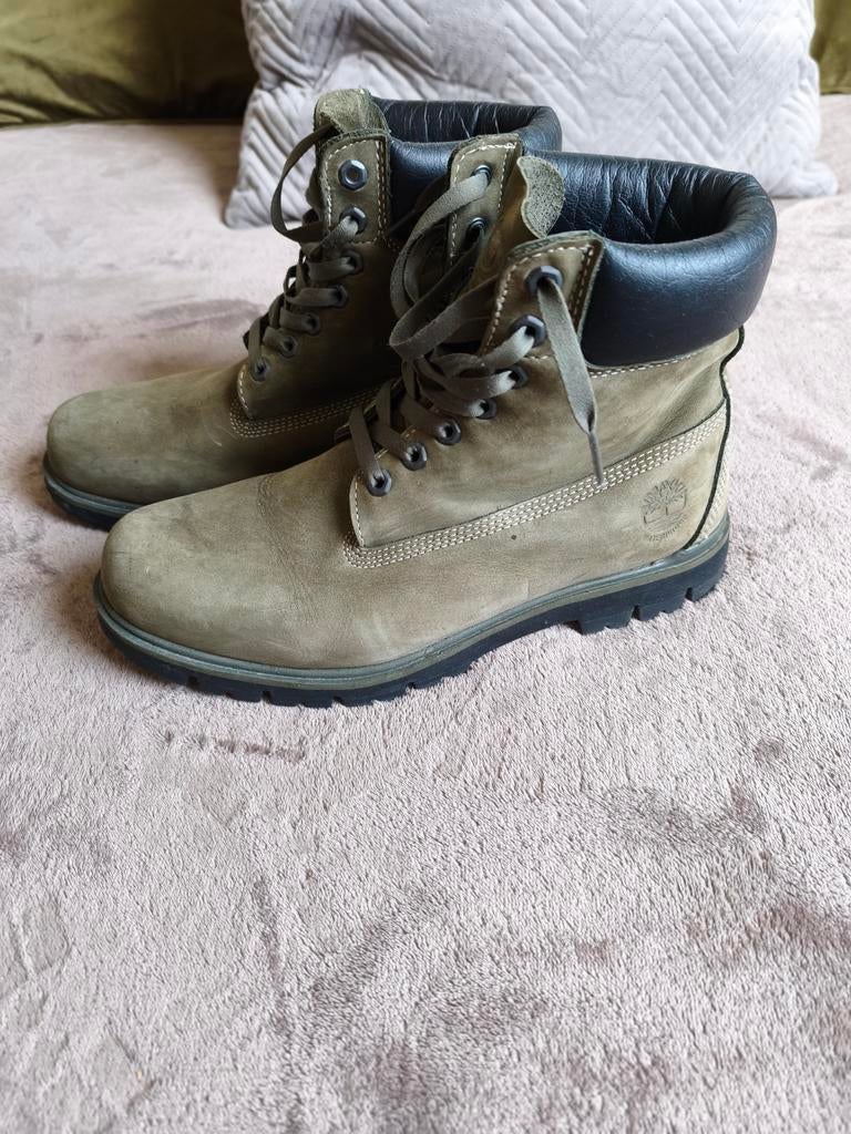 Timberland: maat 44 - kaki kleur, Overige kleuren, Timberland, Zo goed als nieuw, Wandelschoenen