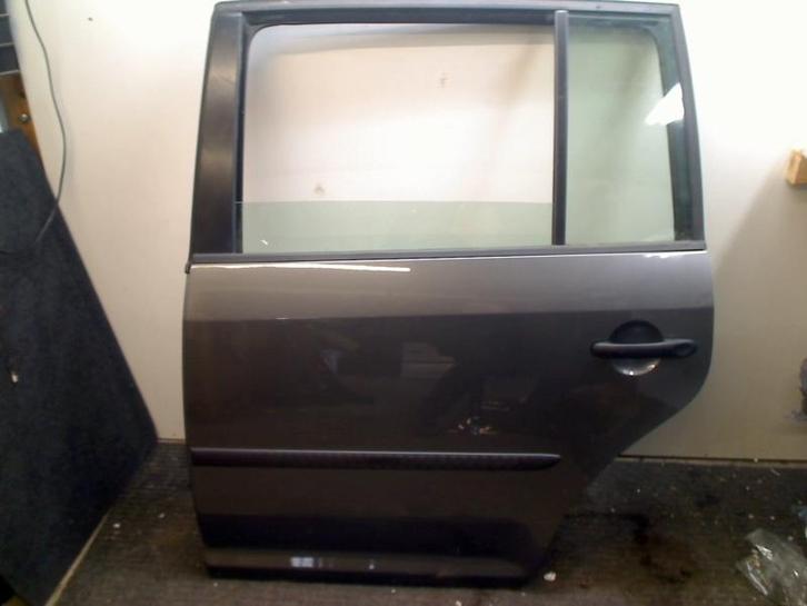 PORTIER LINKS ACHTER compleet Volkswagen Touran (1T3), Auto-onderdelen, Carrosserie, Deur, Volkswagen, Achter, Links, Gebruikt
